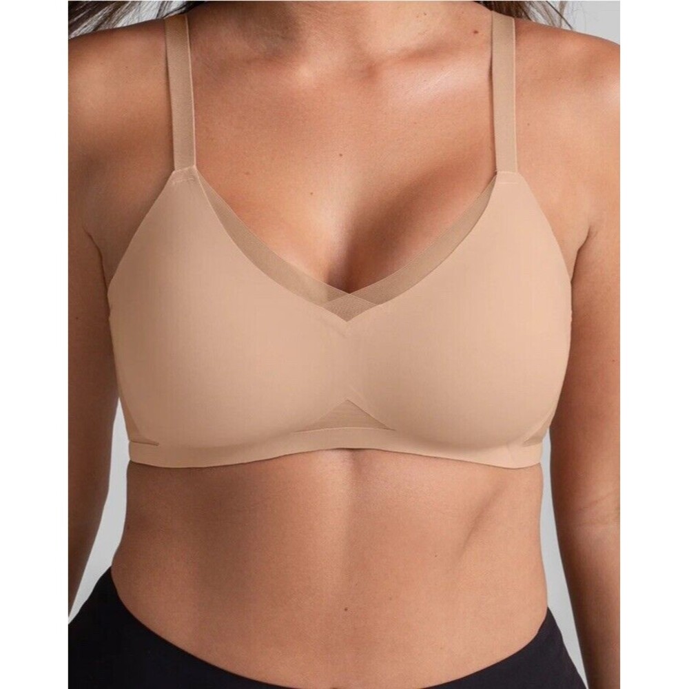 Honeylove CrossOver Nude (Sand) Seamless Wireless Bra